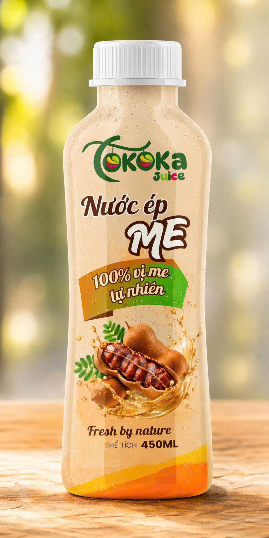 Nước ép me Tokoka - 100% vị me tự nhiên - 450ml